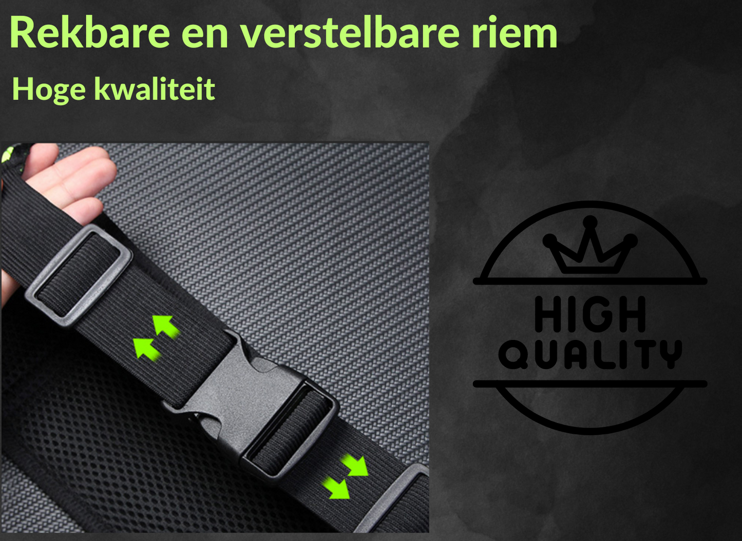 AARYAA Reflecterende Runningbelt Met Bidonhouder