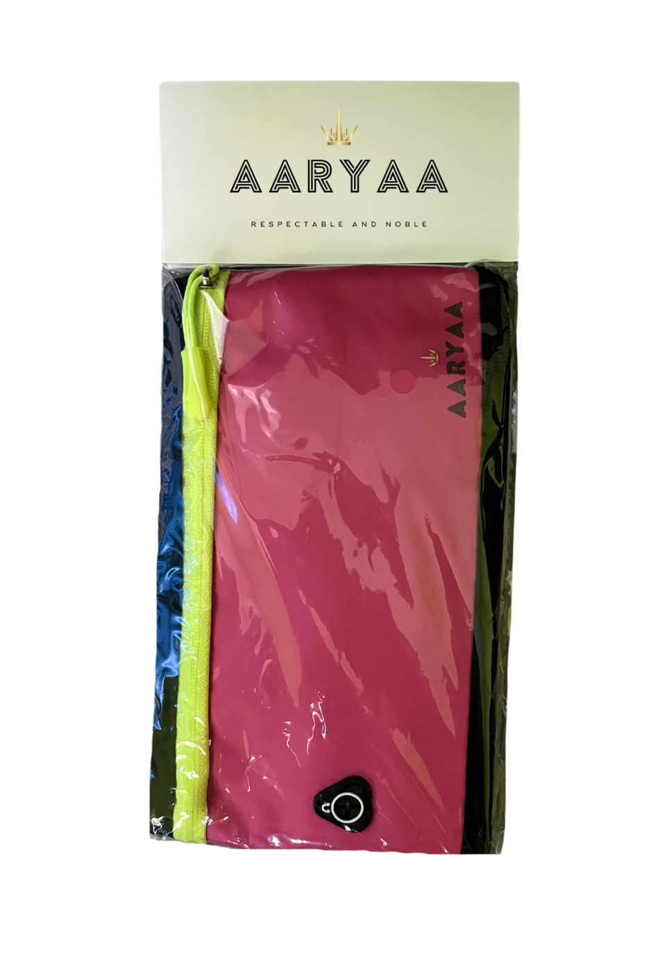 2025 EDITIE-AARYAA Reflecterende Runningbelt Met Bidonhouder- Roze