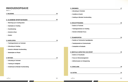 AARYAA Ultieme Gids voor Hardlopen, Fietsen, Zwemmen en Meer! (NL Versie)