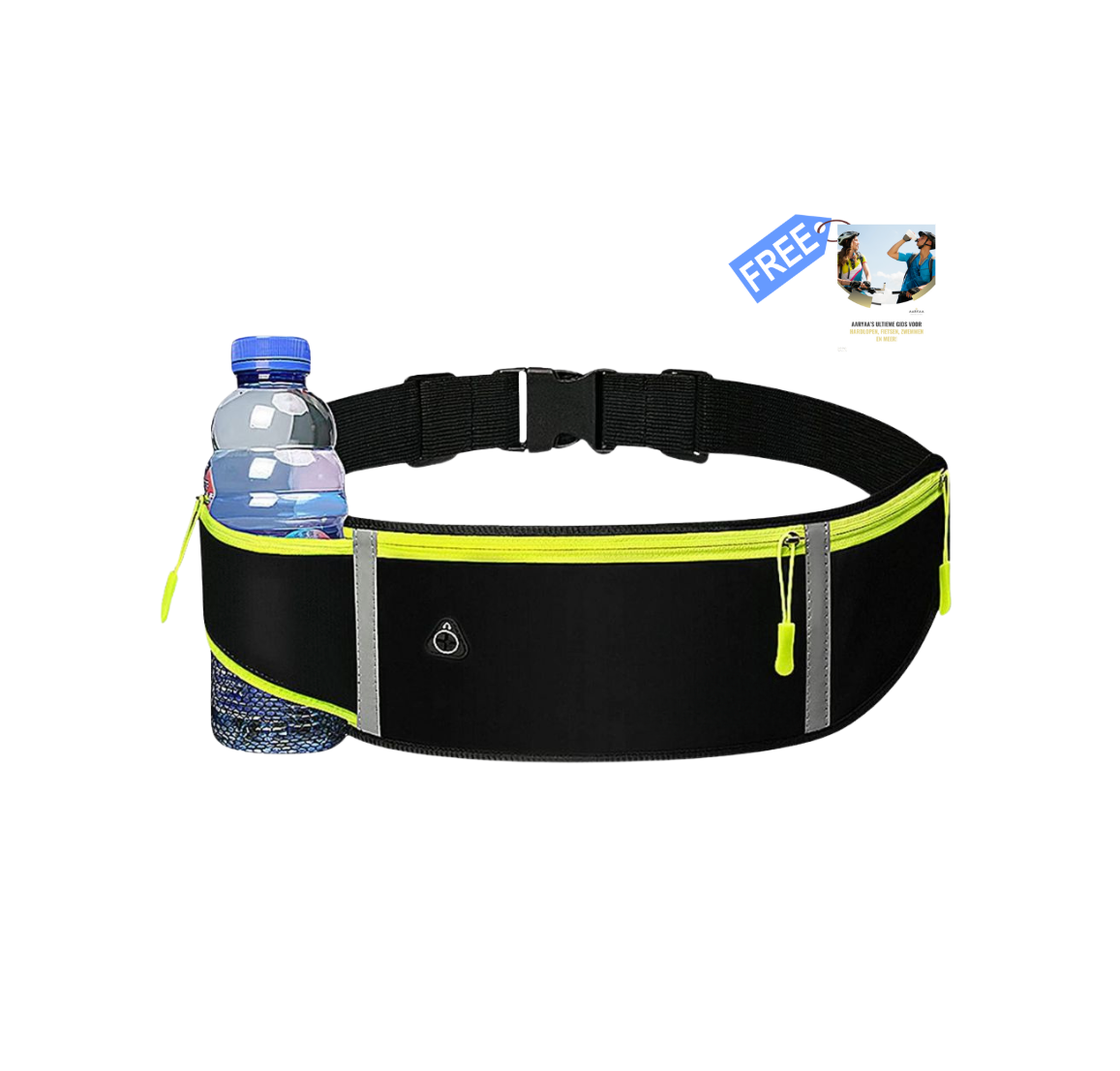 AARYAA Reflecterende Runningbelt Met Bidonhouder
